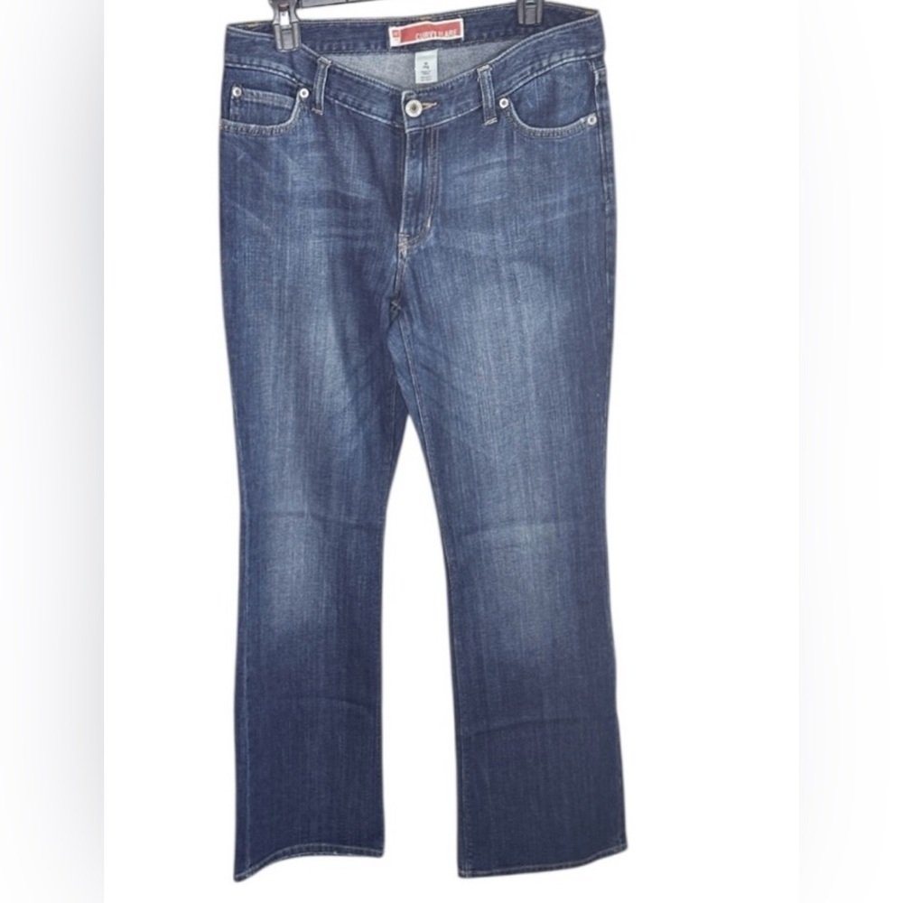 Gap Curvy Flare Blue Denim Jeans Size 10